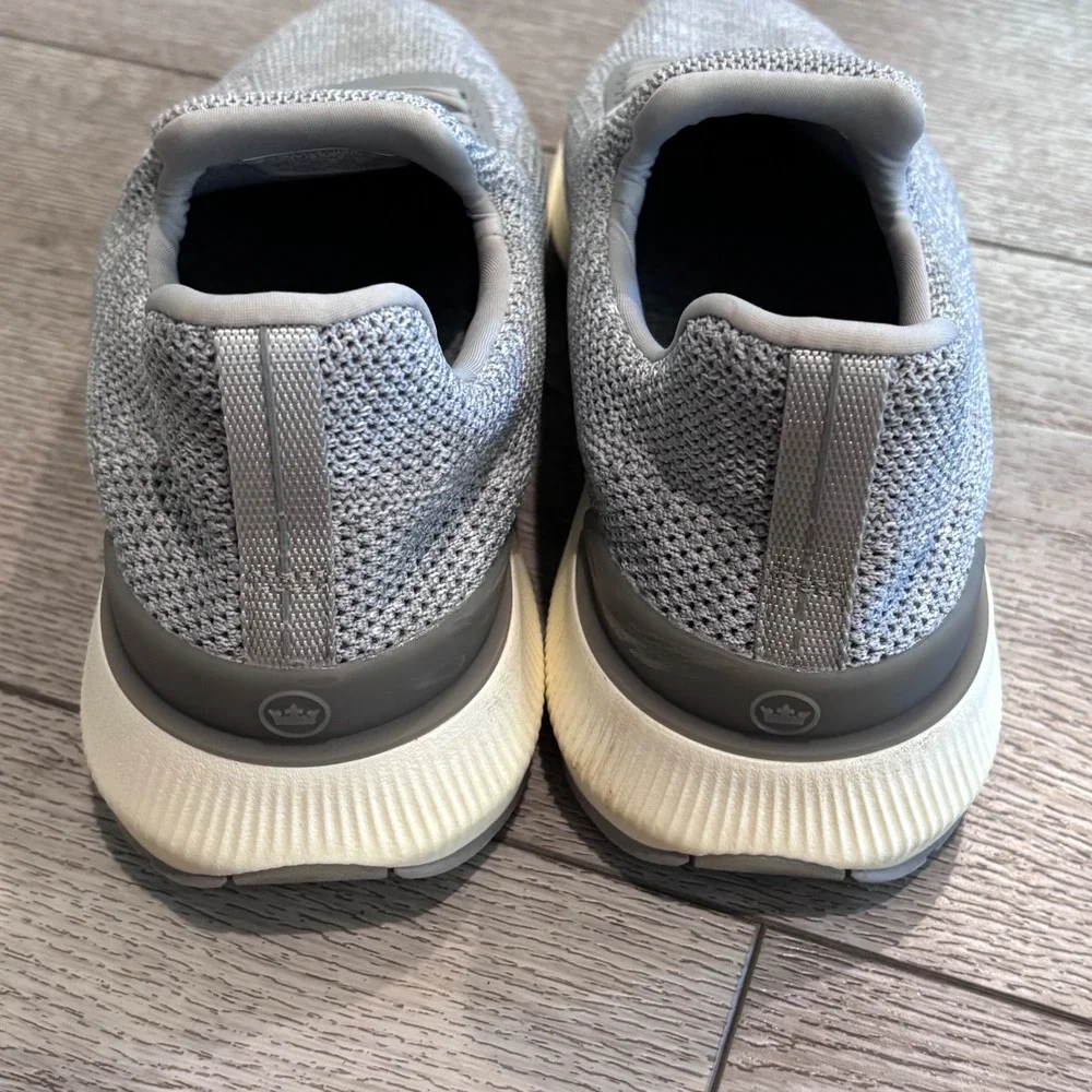 Peter Millar Hyperlight Apollo Mens 8.5 Grey Knit Sneakers Running Shoes Casual